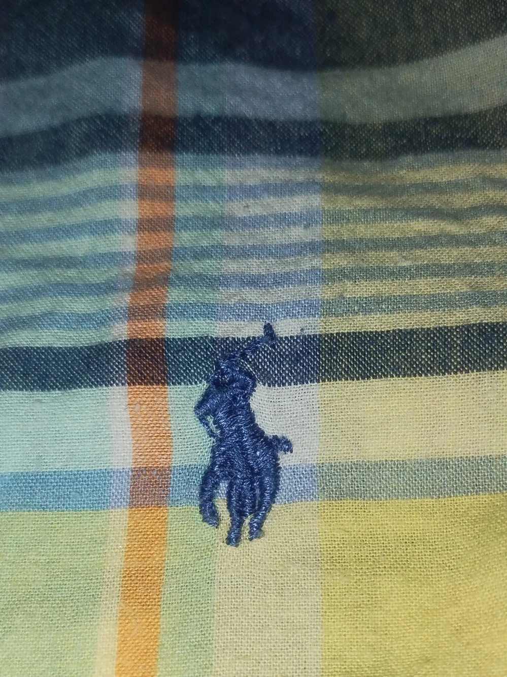 Ralph Lauren Blue Label Plaid Short-Sleeve Button-Down Shirt Size 4/4T